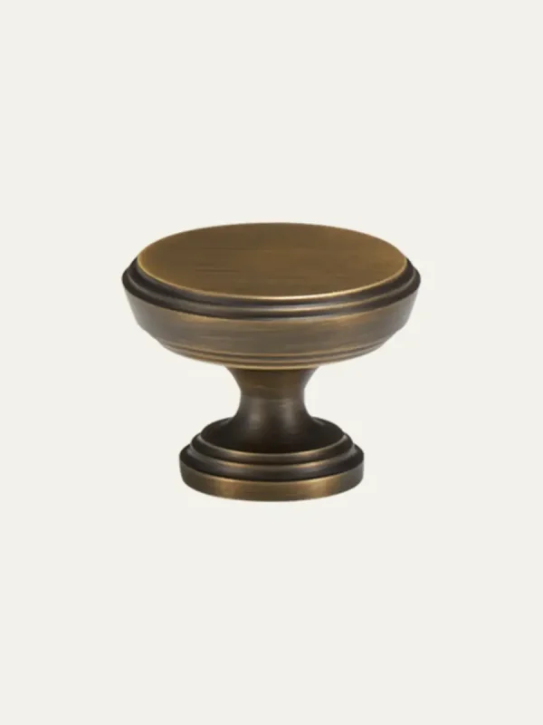 The Dalton Knob in Antique Brass