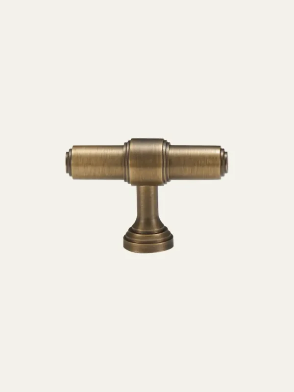 The Dalton T-Knob in Antique Brass