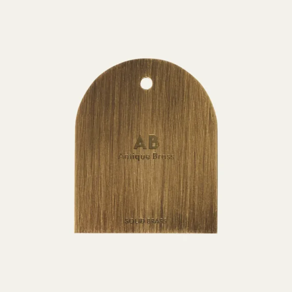 Antique Brass finish sample