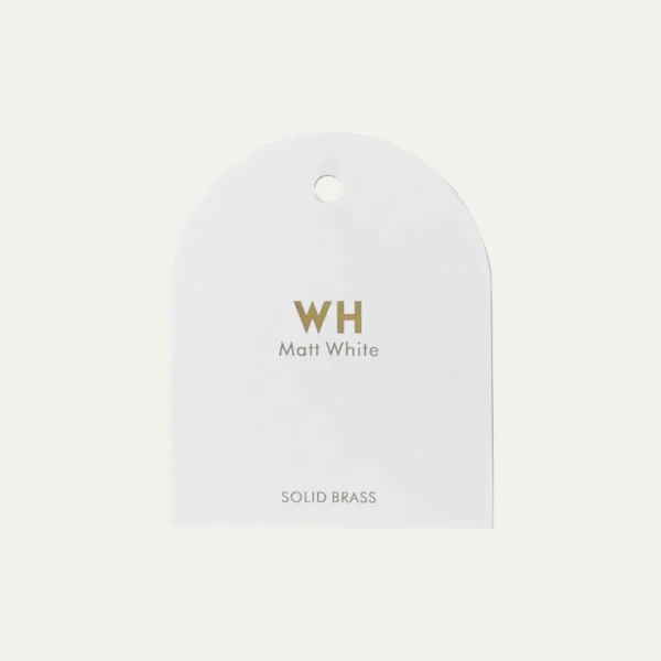 Matte White finish sample