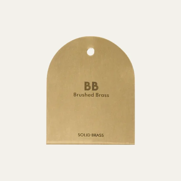 Satin Brass finish sample