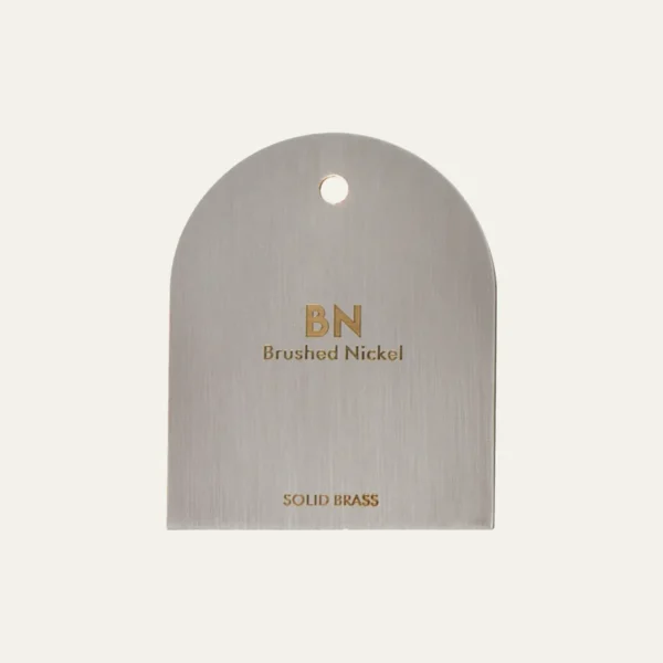 Satin Nickel finish sample