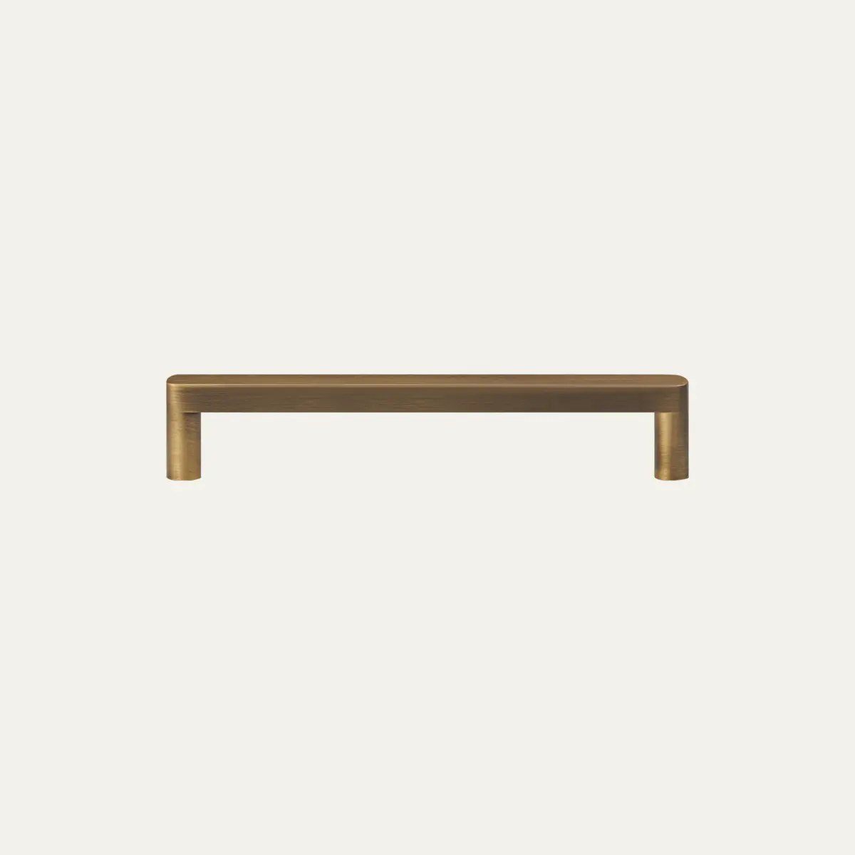 The Petra Pull Antique Brass 128mm